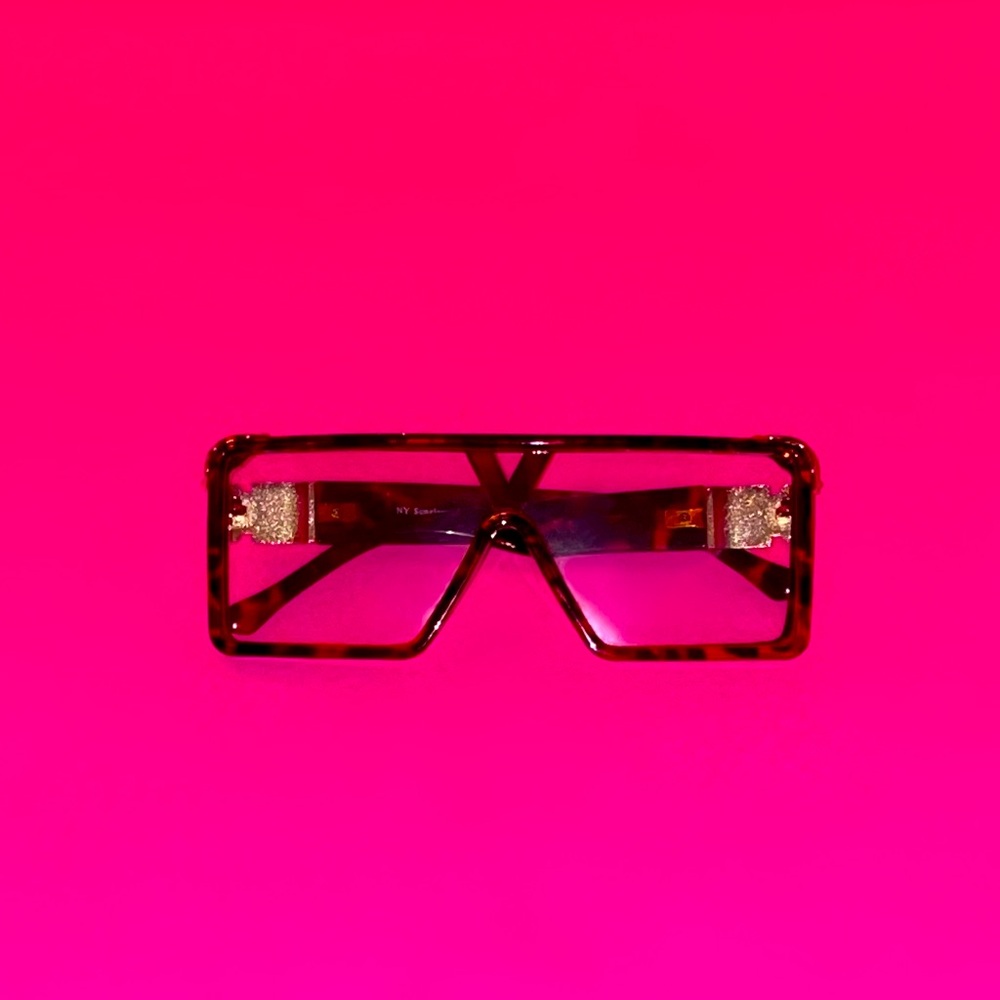 BROWLINE AESTHETIC GLASSES - MARBLE PATTERN